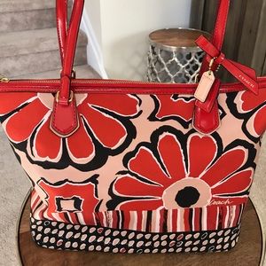 COACH Poppy Floral Handbag